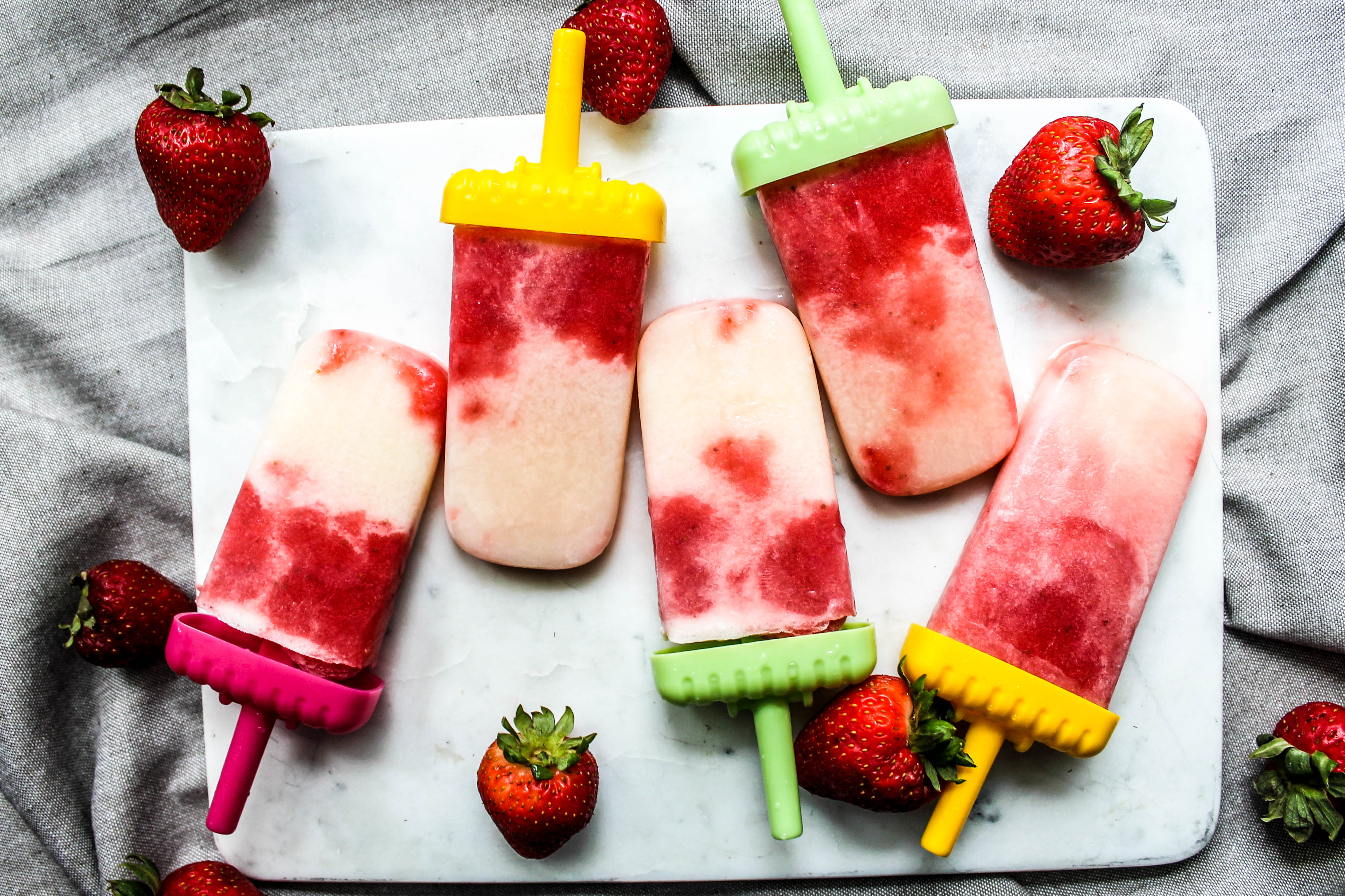 Homemade Miami Vice Popsicles - Coined Cuisine