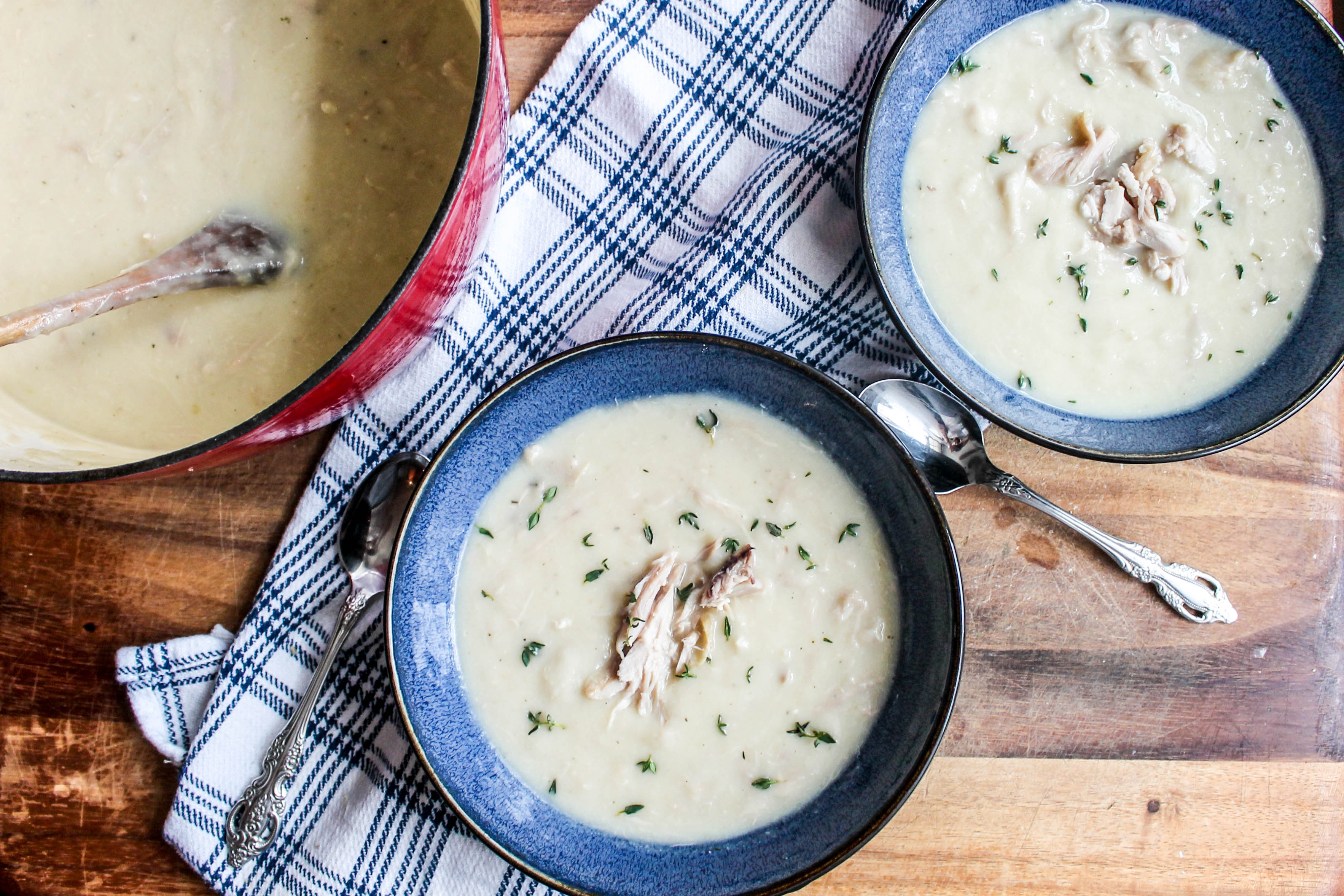 Creamy Dairy Free Chicken and Vegetable Soup - nyssa's kitchen